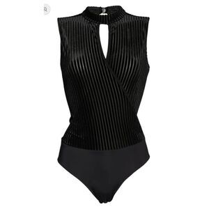 Omnia ‎ Opal bodysuit Black Womans size M Paratusomnia
